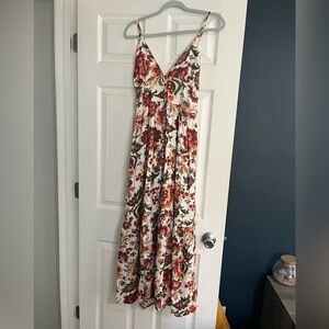 Floral maxi dress